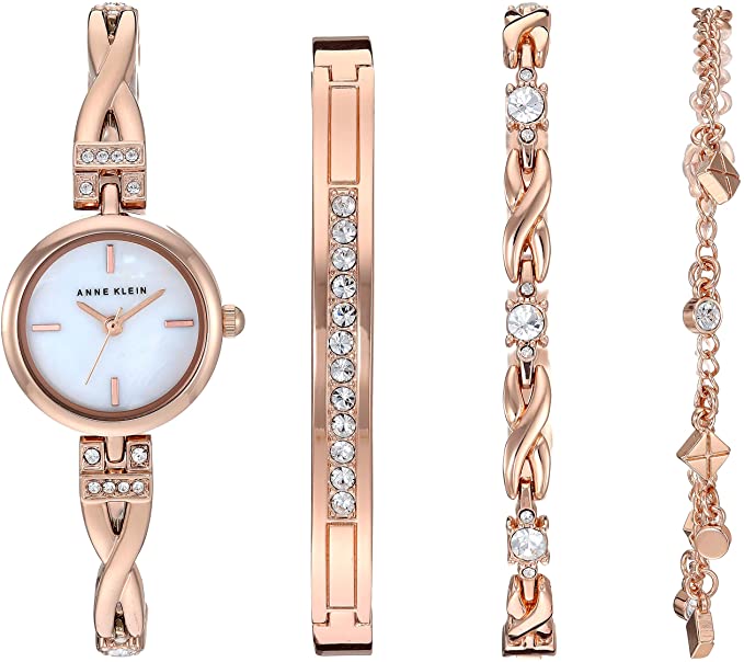 Anne klein watch clearance bracelet set costco