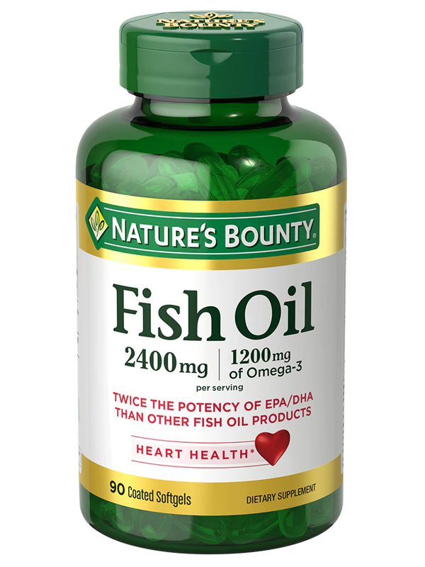 Nature's Bounty Fish Oil  Share 2,400 mg per serving, 90 Softgels +