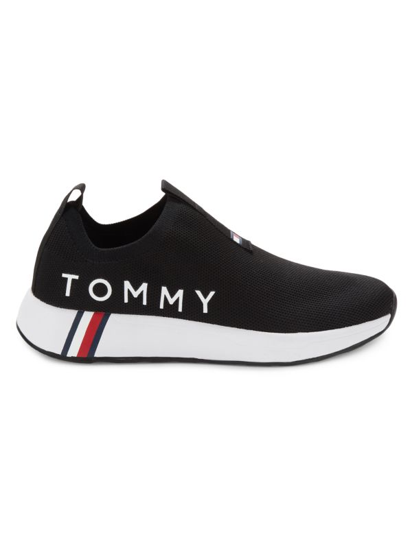 Tommy Twaliah Logo Mesh Slip On Sneakers, Size: 9 +