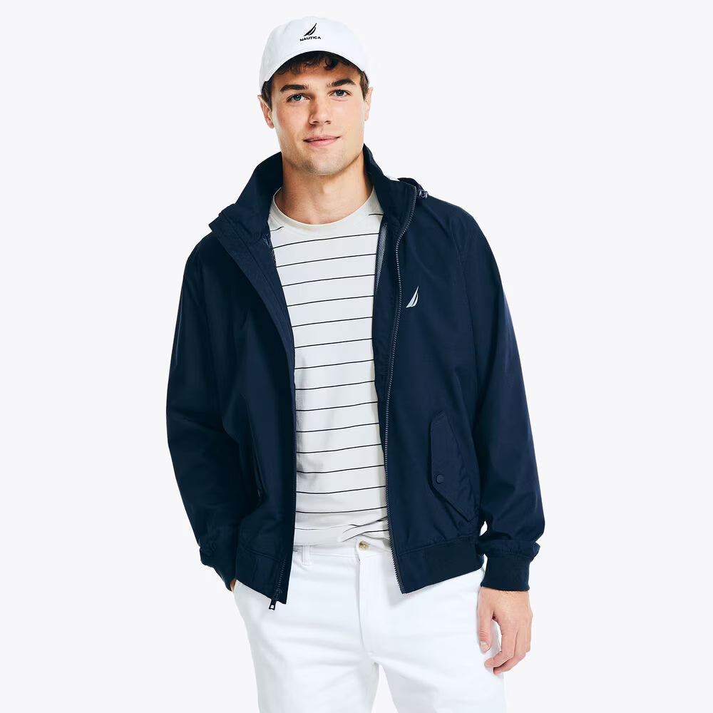 Nautica Rainbreaker Bomber Jacket, L -.