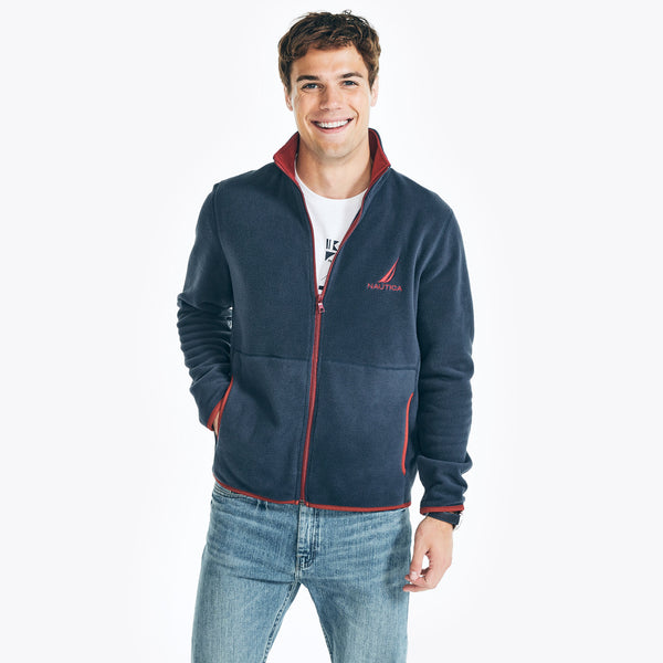 Nautica Full-Zip Nautex Fleece Sweatshirt, XL */#