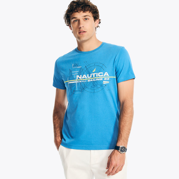 Nautica Sustainably Crafted Sailing Logo Graphic T-Shirt, XS \