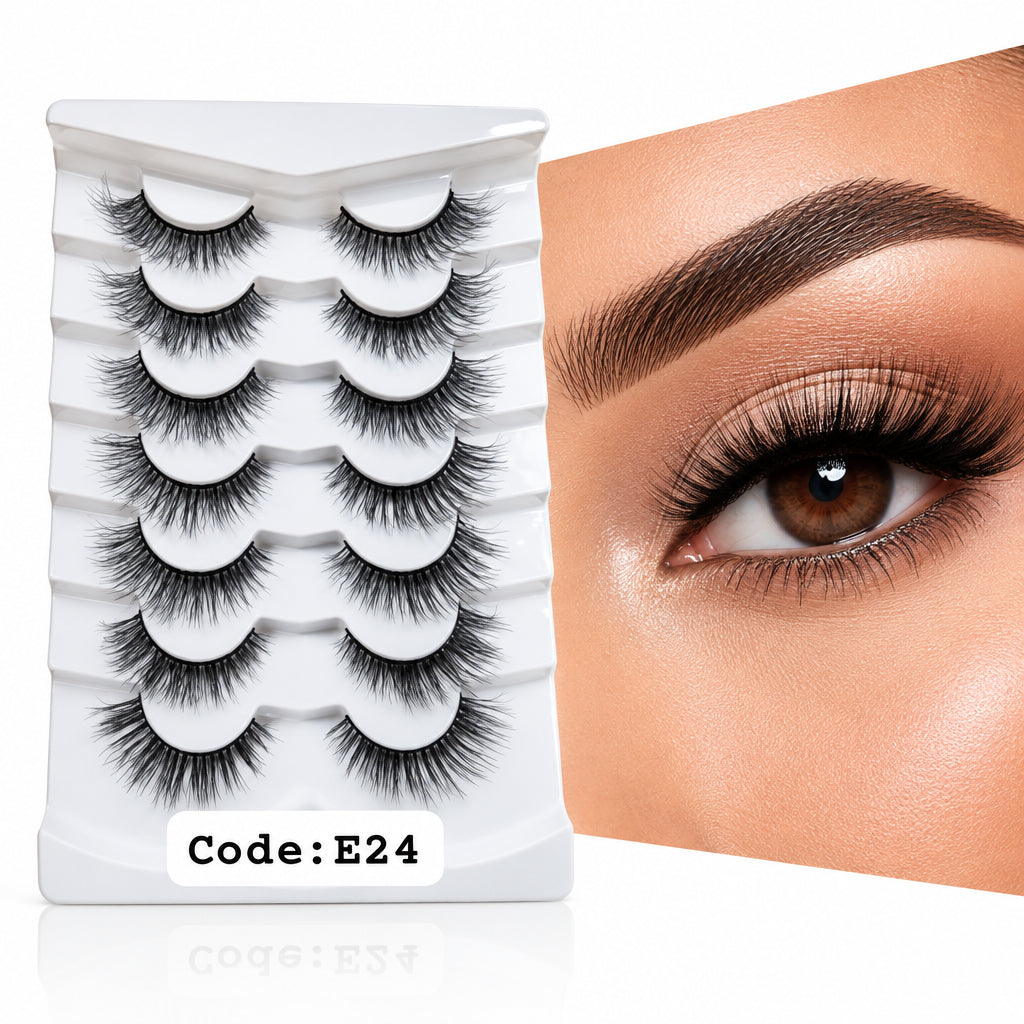 Shein Bold Glam False Lashes Collection (7 Pairs), Code: E24 +