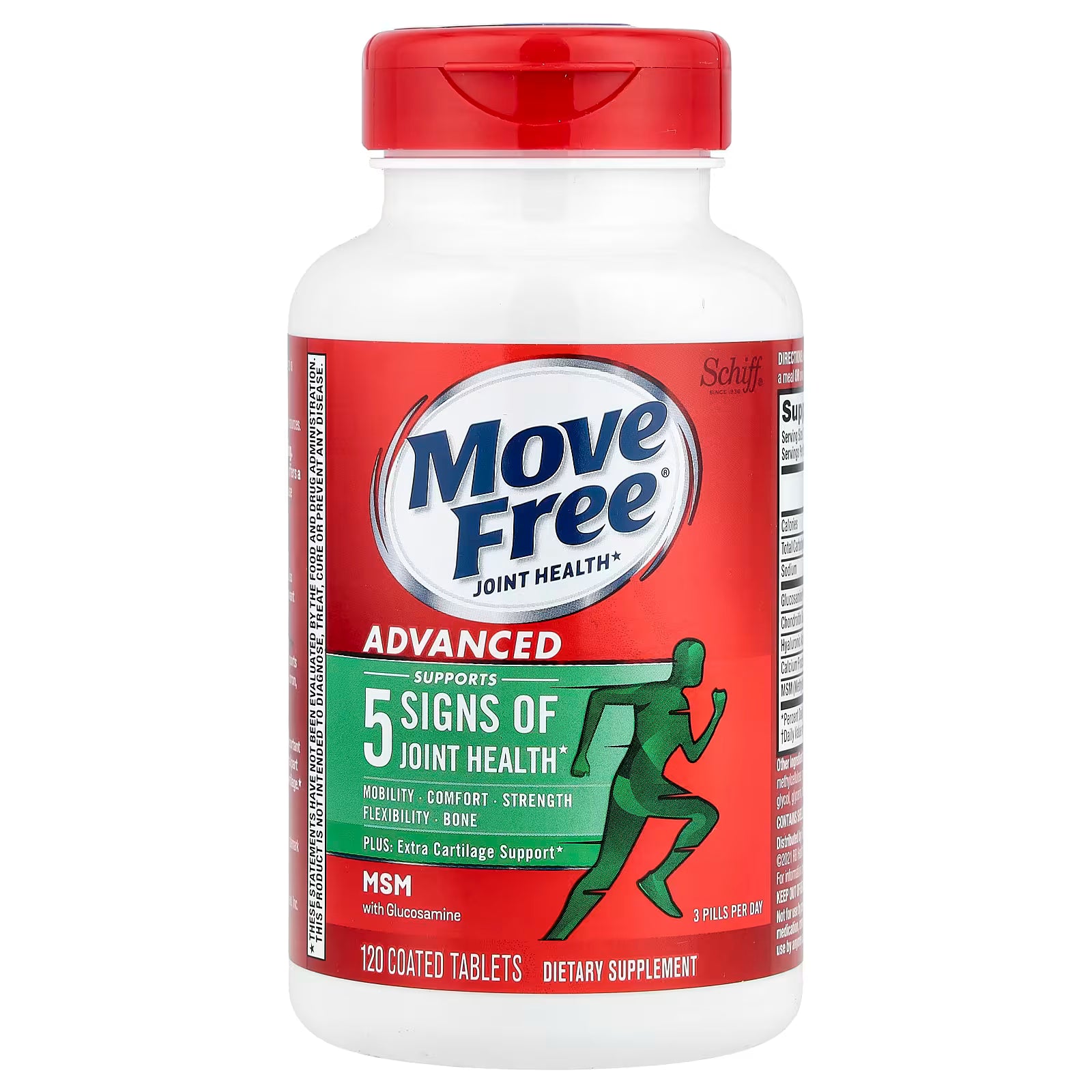 Schiff, Move Free® Joint Health, Advanced, 120 Coated Tablets +