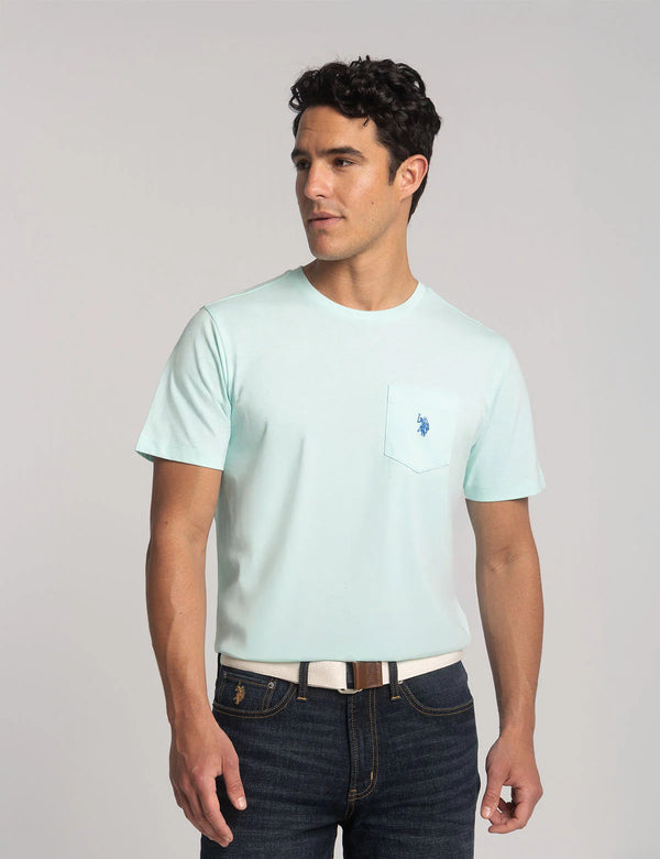 U.S. Polo Small Logo Pocket T-shirt, M +