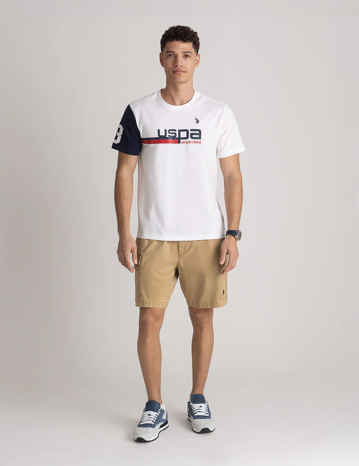 U.S. Polo Graphic Crew Neck T-Shirt, XL >