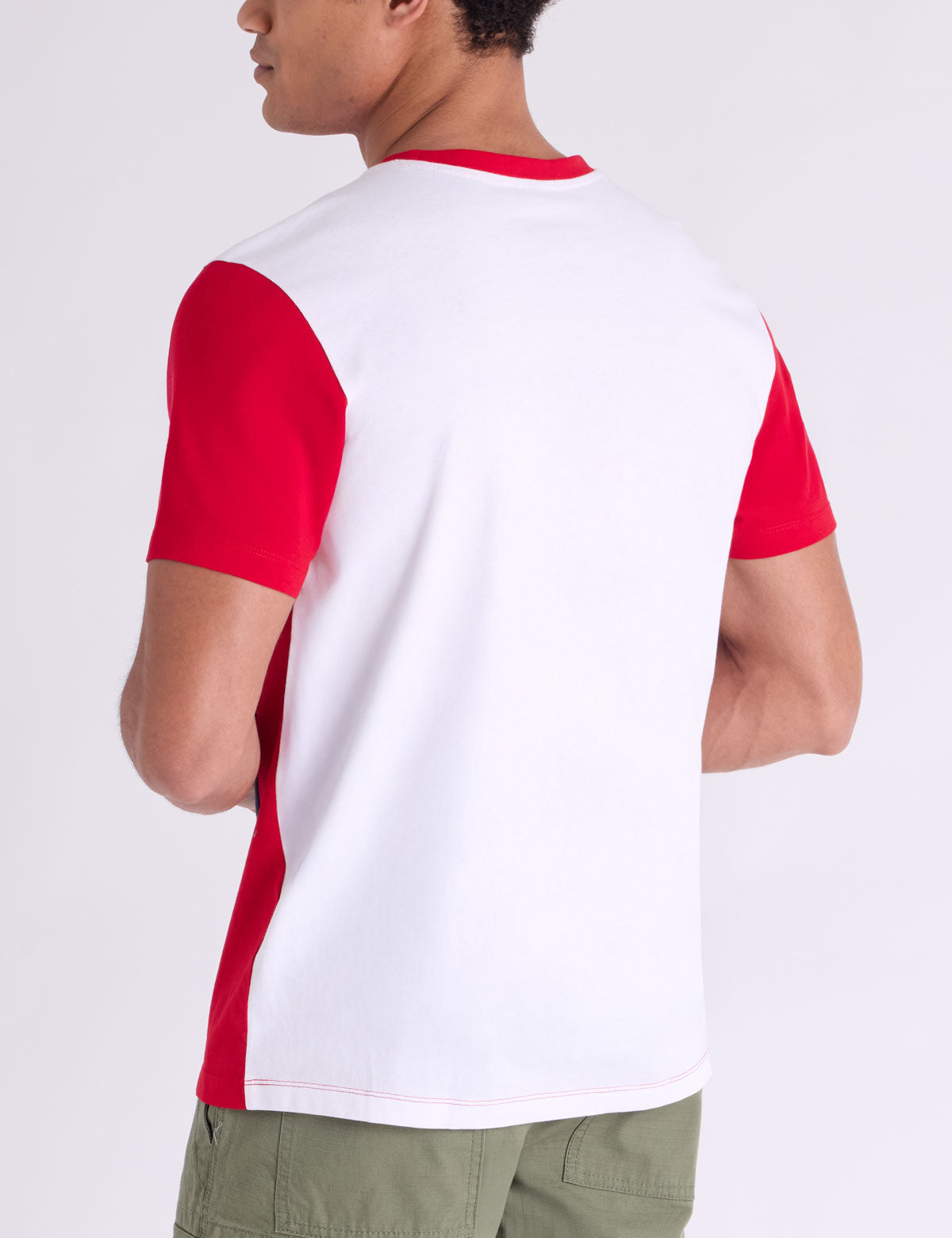 Men's USA Colorblock Printed Jersey T-Shirt