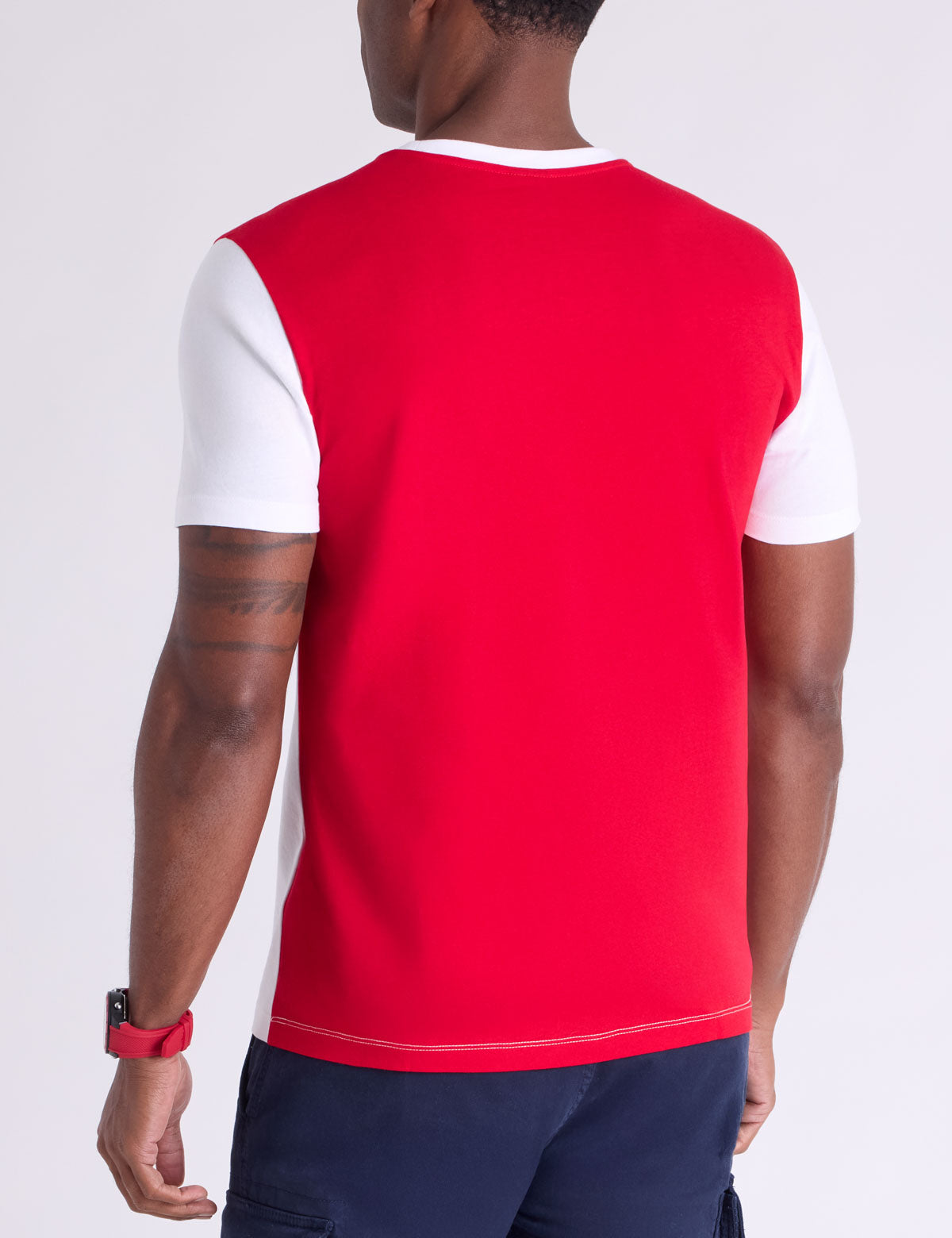 Men's USA Colorblock Printed Jersey T-Shirt