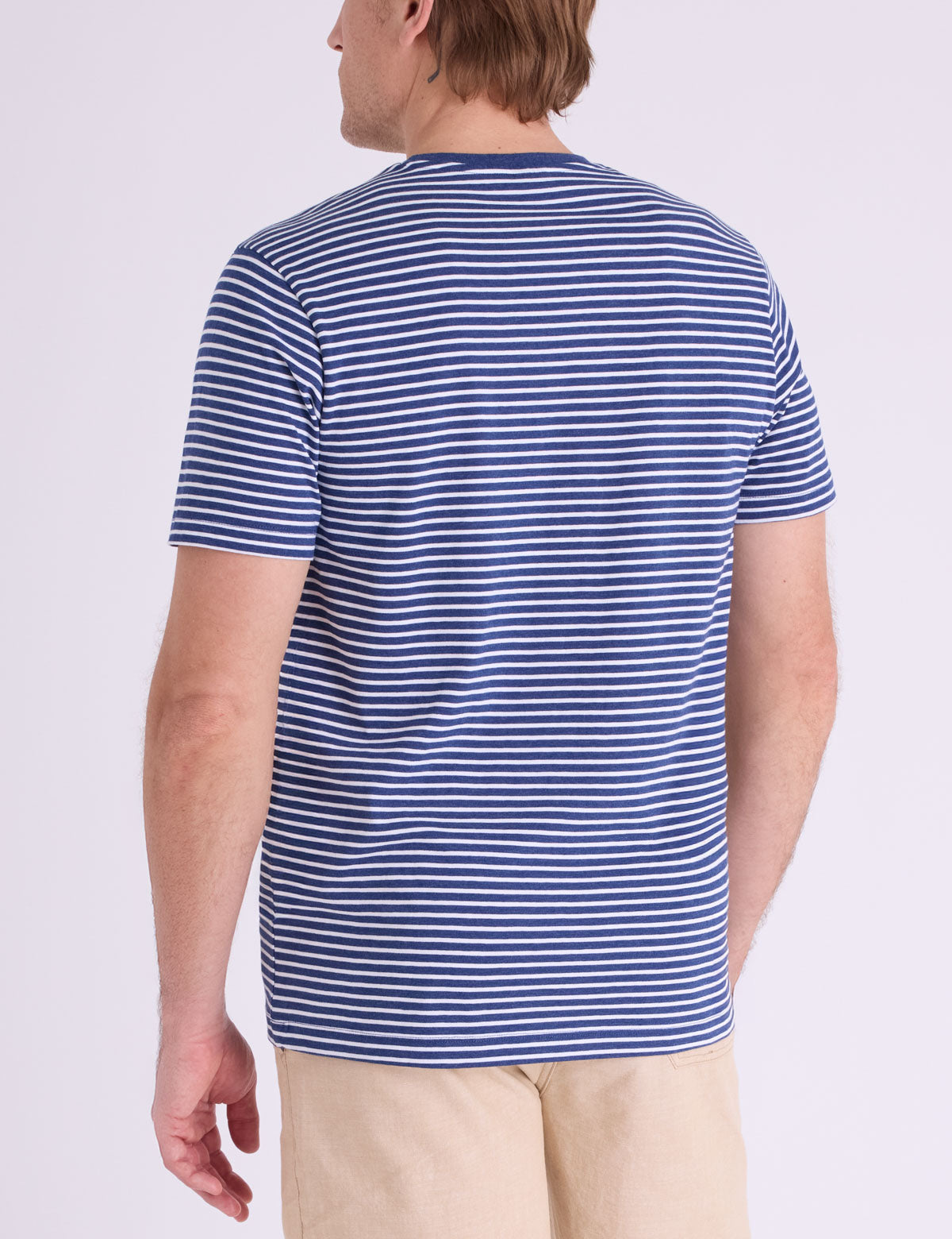 Men's U.S. Polo Assn. Yarn Dye Jersey Stripe Chest Pocket T-Shirt