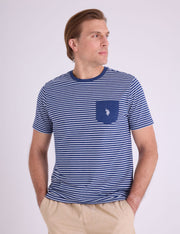 Men's U.S. Polo Assn. Yarn Dye Jersey Stripe Chest Pocket T-Shirt
