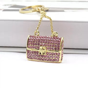 Shein Rhinestone Mini Handbag Keychain >