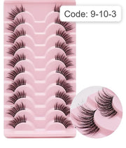 Shein Man-Made Fiber Fluffy Lashes Wispy, Portable Eye Lashes, Code: 9-10-3 +