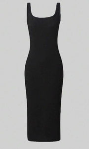 Shein Tween Girl Sleeveless Bodycon Dress With Ribbed Texture, 12T