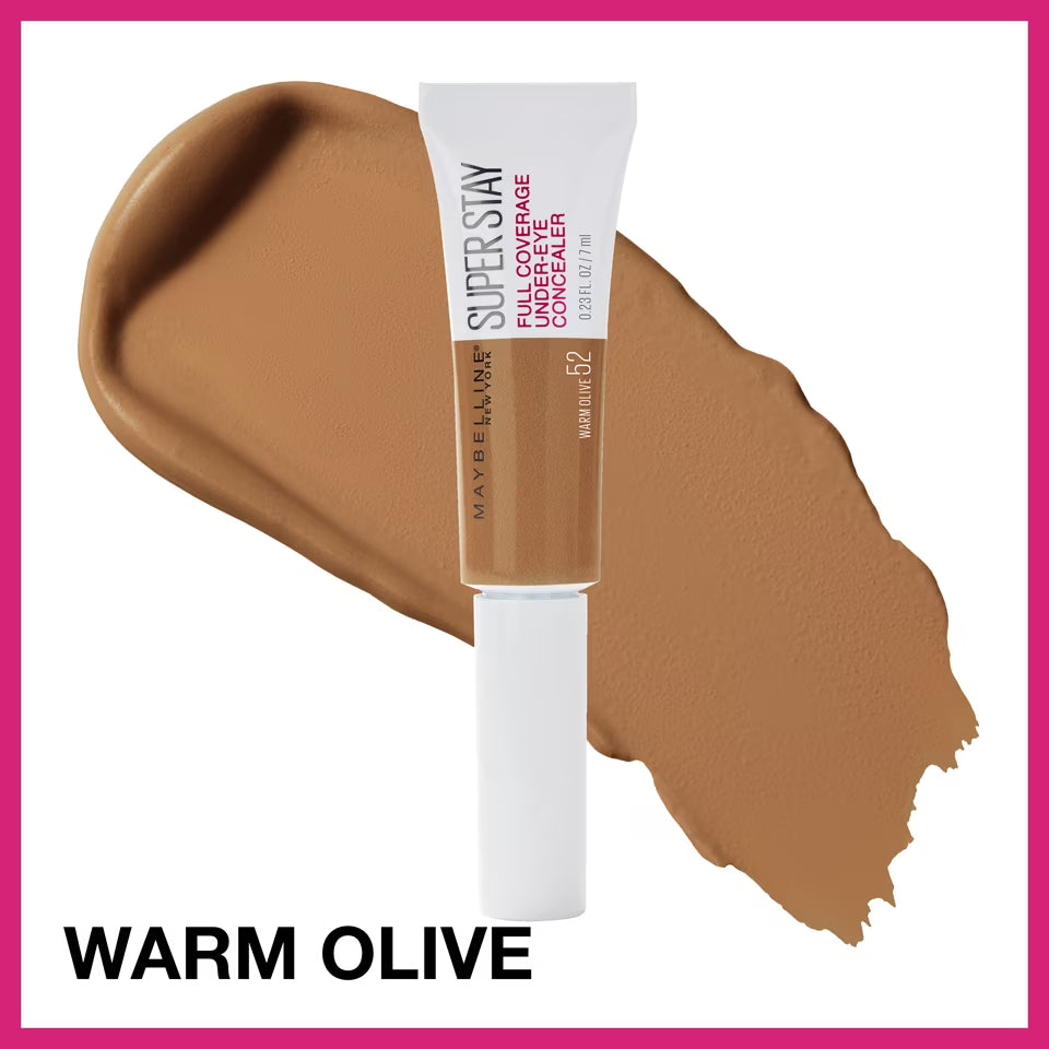 Maybelline Super Stay Liquid Under Eye Concealer, Warm Olive, 7ml