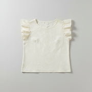 Shein Women's Ruffle Sleeve Sheer Blouse, S +