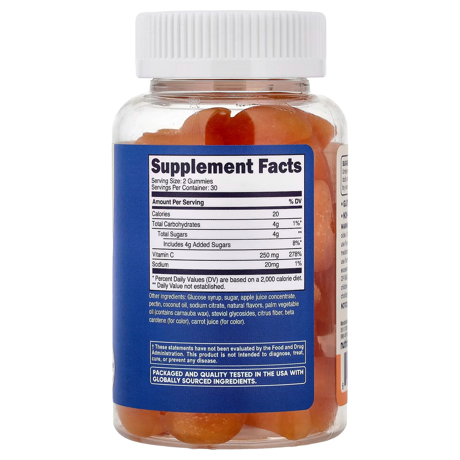 Nutricost, Kids, Vitamin C Gummies, For Ages 4+, Orange, 60 Gummies +