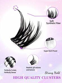 Shein 100pcs Self-Adhesive 8-12mm Angel Eyelashes Set, Code: YT-AX -.