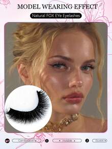Shein 10 Pairs 6D Fluffy False Eyelashes, Code: YLW -.