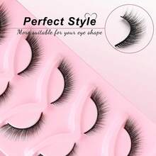 Shein 5 Pairs 12mm 3D Vivid Lashes, Code: YW01 -.
