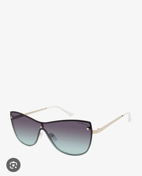 U.S. Polo Lasies Cat Eye Shield Sunglasses +