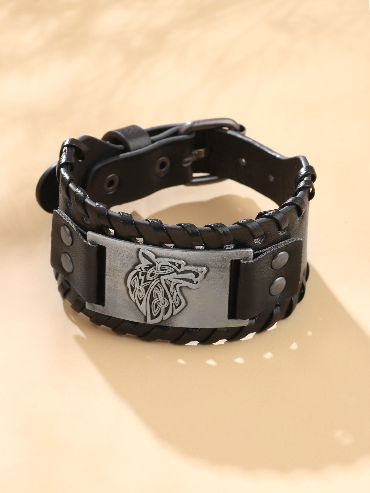 Men's PU Leather Bracelet for Jewelry Gift