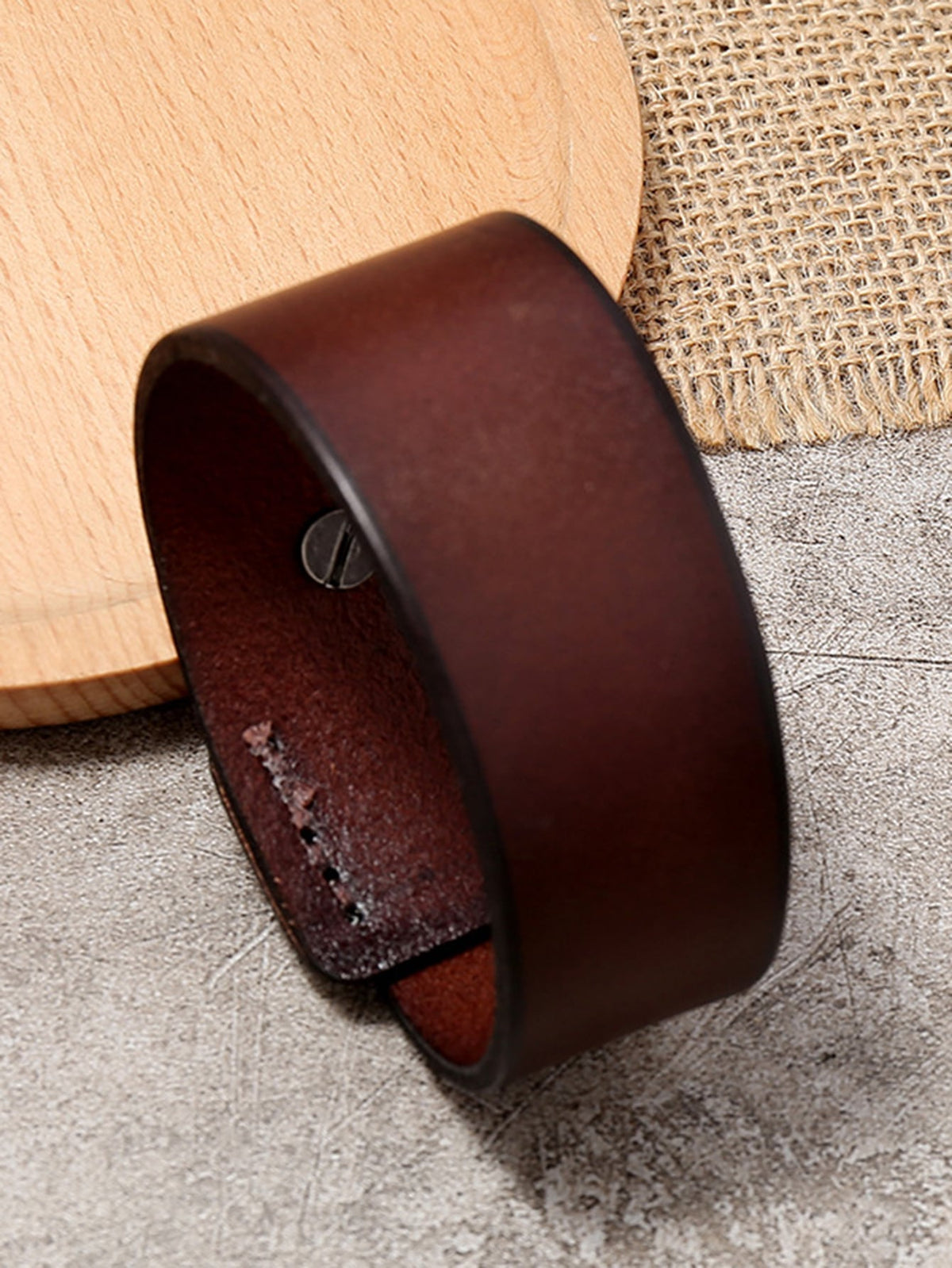 Men's PU Leather Bracelet for Jewelry Gift
