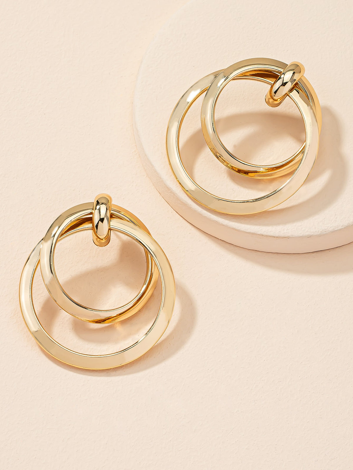 Women's Casual Round Drop Earring Set