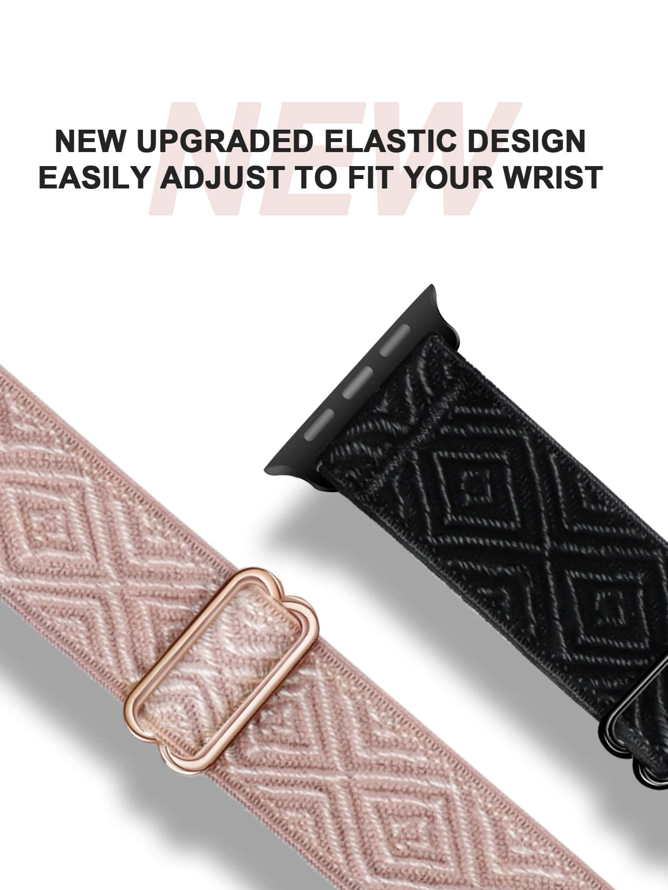 2-Pack Nylon Sport Loop Watch Band for Apple Watch
