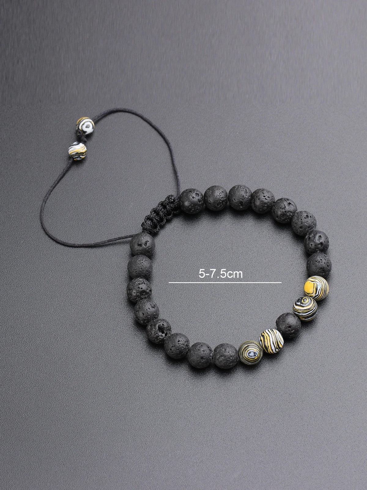 Men's Bohemian Multicolor Stone Beaded Bracelet