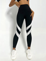 Women's Two Tone Tummy Control Yoga Leggings