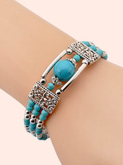 Women's Vintage Bohemian Multi-Layer Turquoise Bracelet