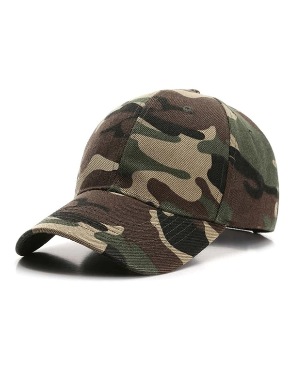 Shein Men Camo Pattern Baseball Cap*/