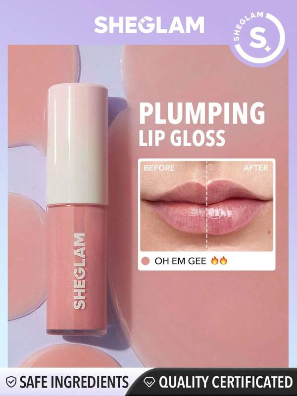 SHEGLAM Hot Goss Plumping Lip Gloss-Oh Em Gee */