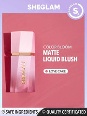 Sheglam Color Bloom Liquid Blush Matte Finish-Love Cake >