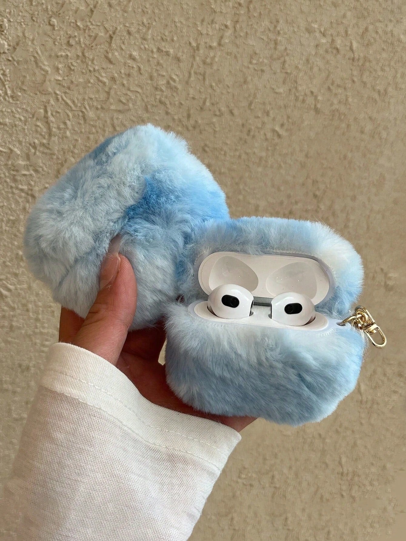 Cute Ombre Plush Earphone Case for AirPods