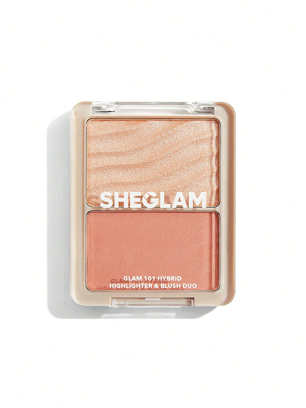 Sheglam 101 Hybrid Highlighter & Blush Duo- ST. TROPEZ +