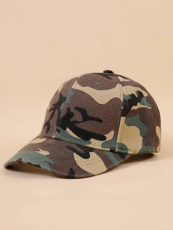 Shein Men Camo Print Baseball Cap */