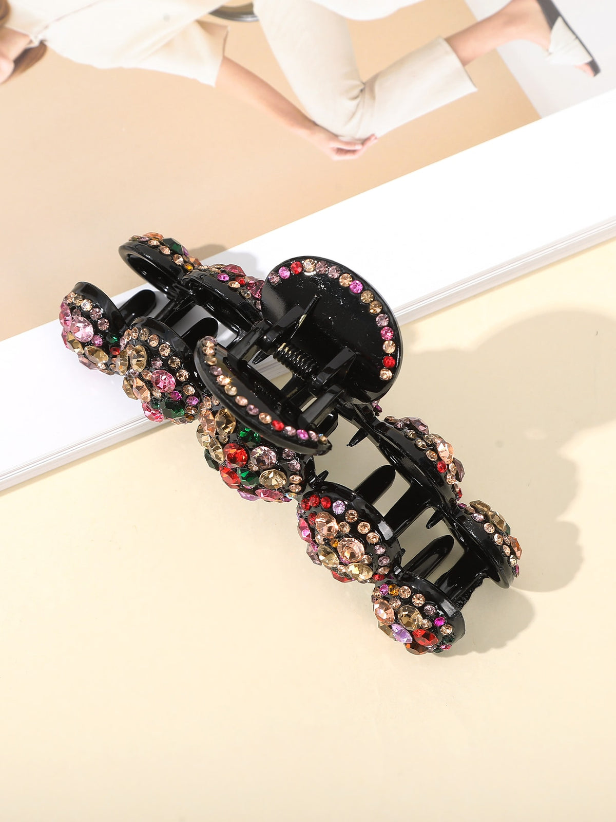 Women's Bohemian Rhinestone Hair Claw Clip