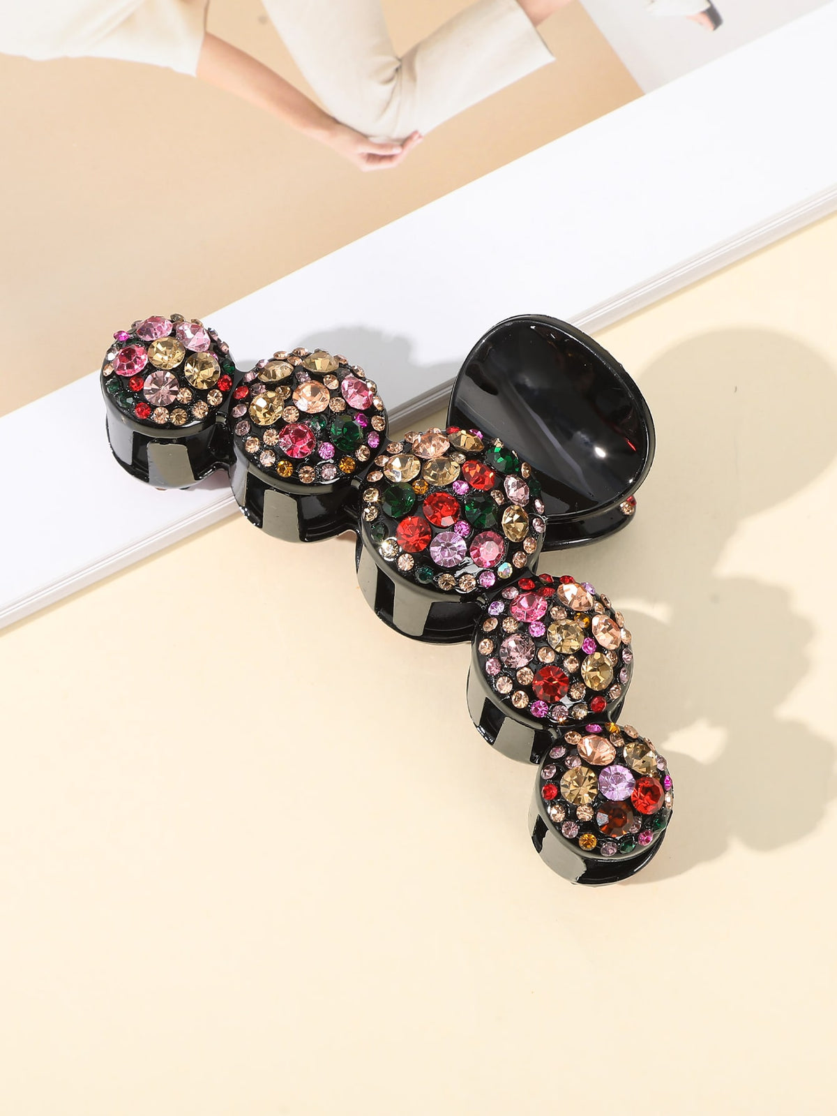 Women's Bohemian Rhinestone Hair Claw Clip