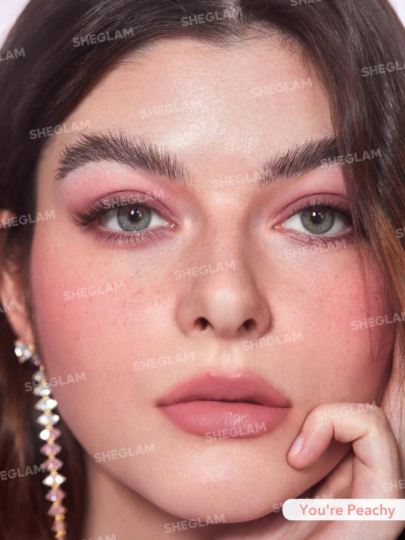 Sheglam Love Dive Tender Heart Powder Blush - You're Peachy -.