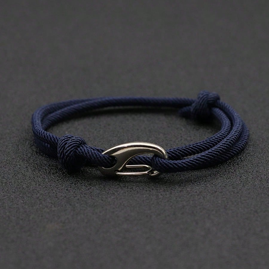 Men's Minimalist Double-Layer Braided Paracord Bracelet