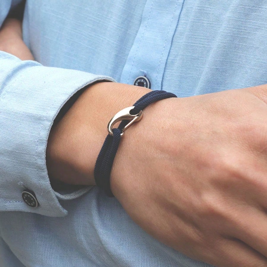 Men's Minimalist Double-Layer Braided Paracord Bracelet