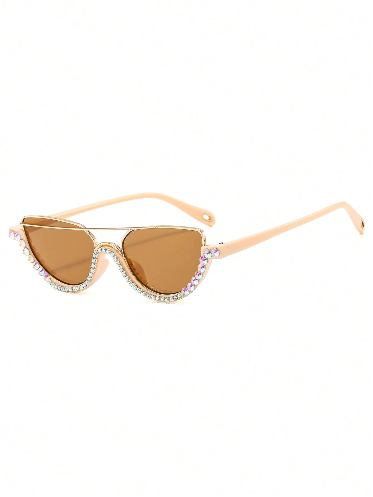 Women's Fashion Cat Eye Rhinestone Glasses