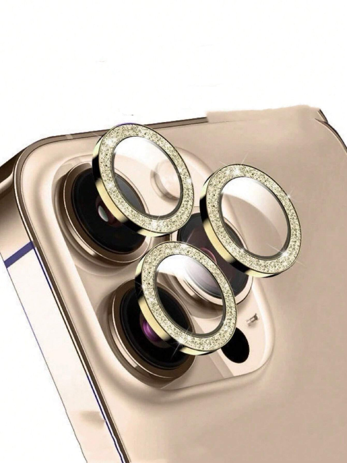 Glitter Rhinestone Camera Lens Protector for iPhone