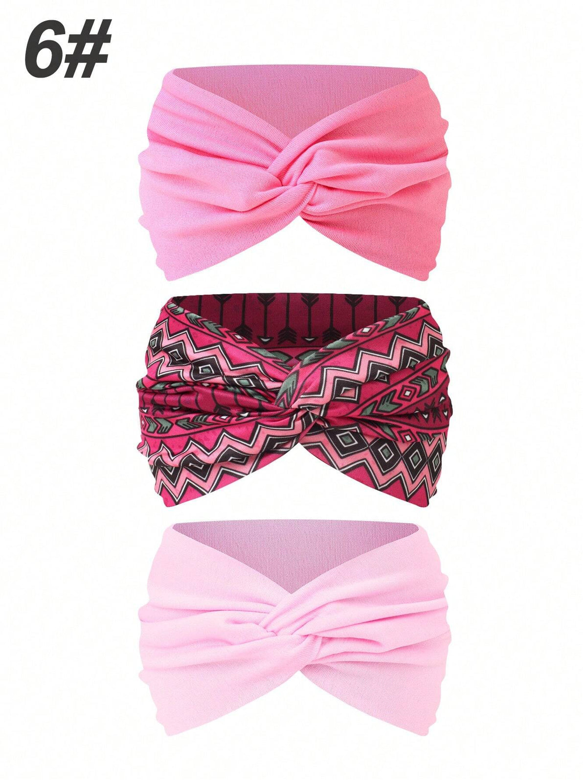 Women's Bohemian Wide Cross Headband Set