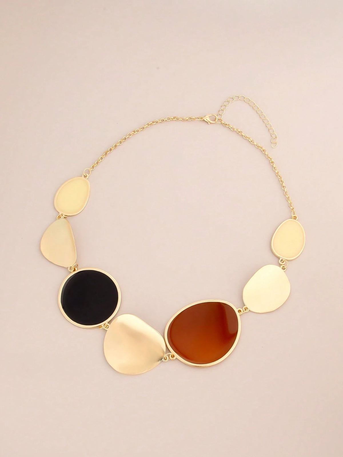 Women's Vintage Interlocking Chain Chunky Necklace