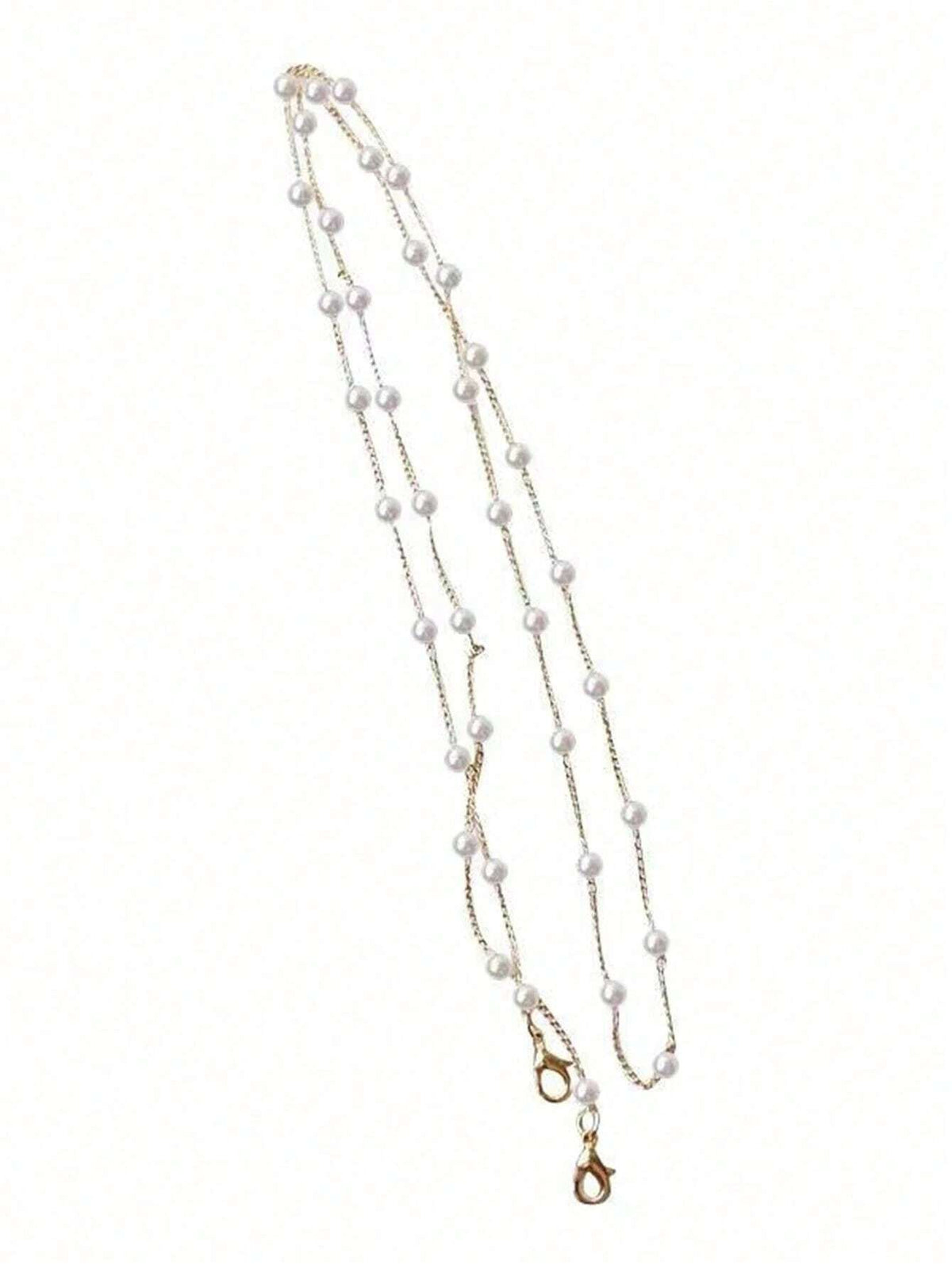 Women's Fashionable Faux Pearl Glasses Chain