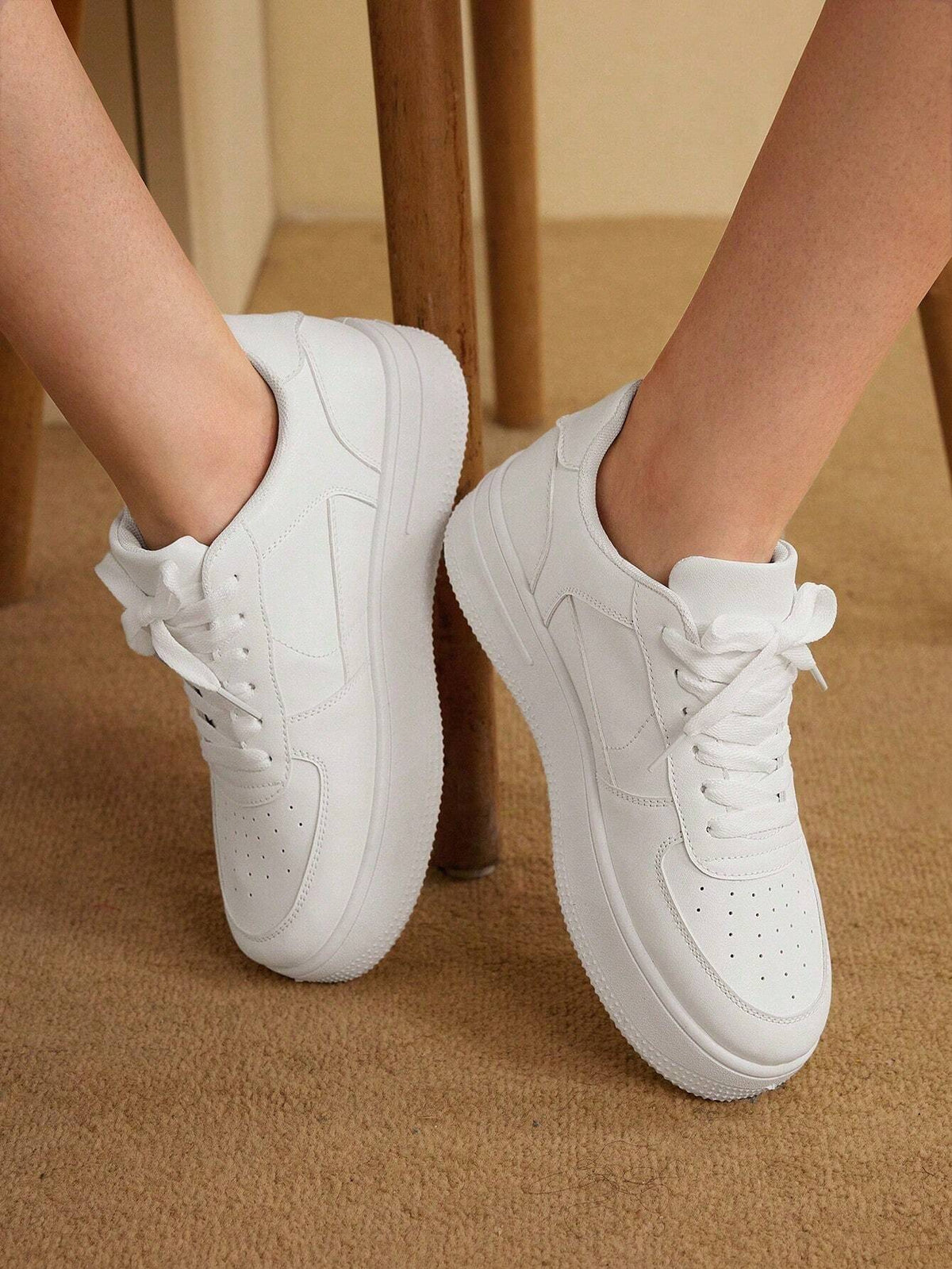 Women's Casual Thick Soled Platform Sports Sneaker Shoes
