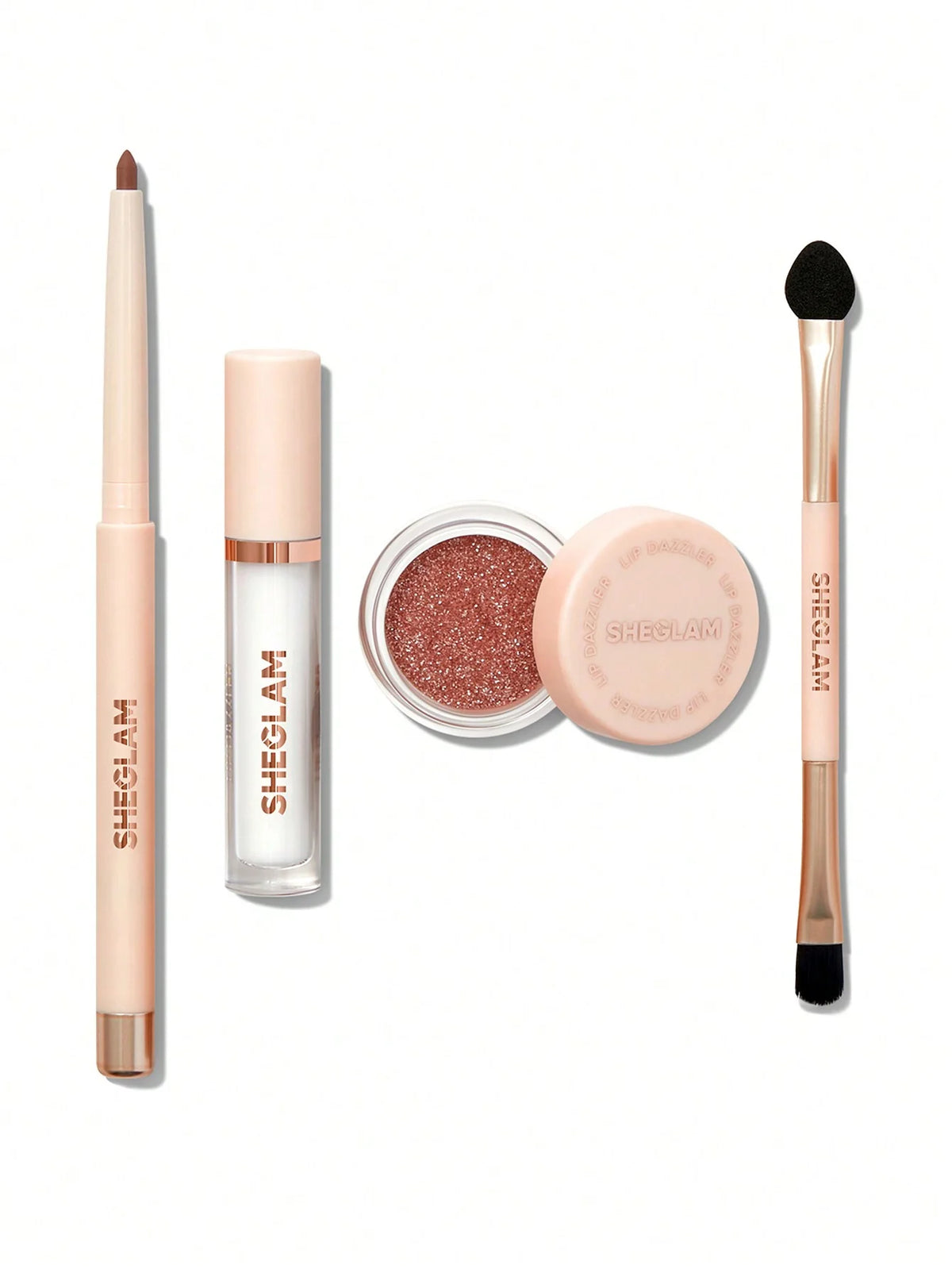 Sheglam Lip Dazzler Glitter Kit - Center Stage -.