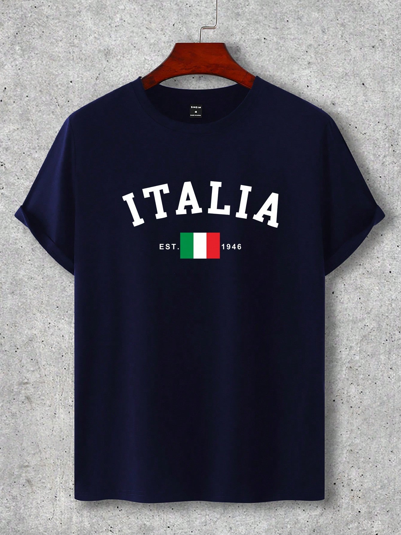 Manfinity NEOREFINED Men's Letter Print Short Sleeve Casual T-Shirt